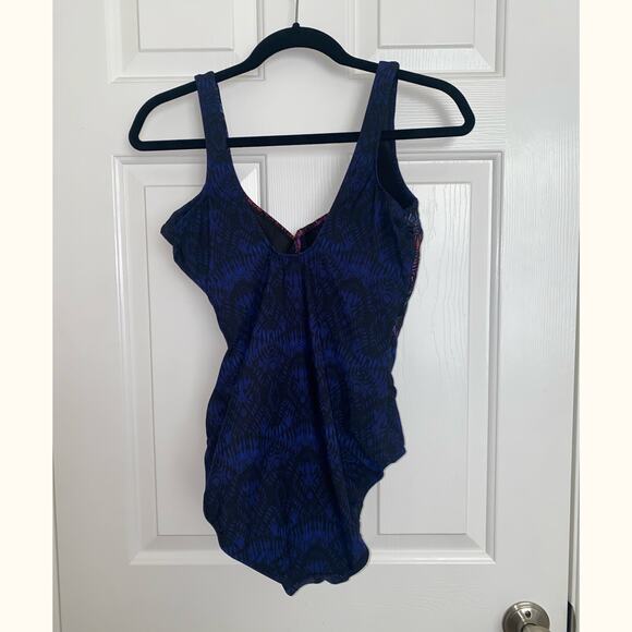 Miraclesuit Tramonto Belle It's A Wrap One Piece Swimsuit Size US 12 - Picture 3 of 6